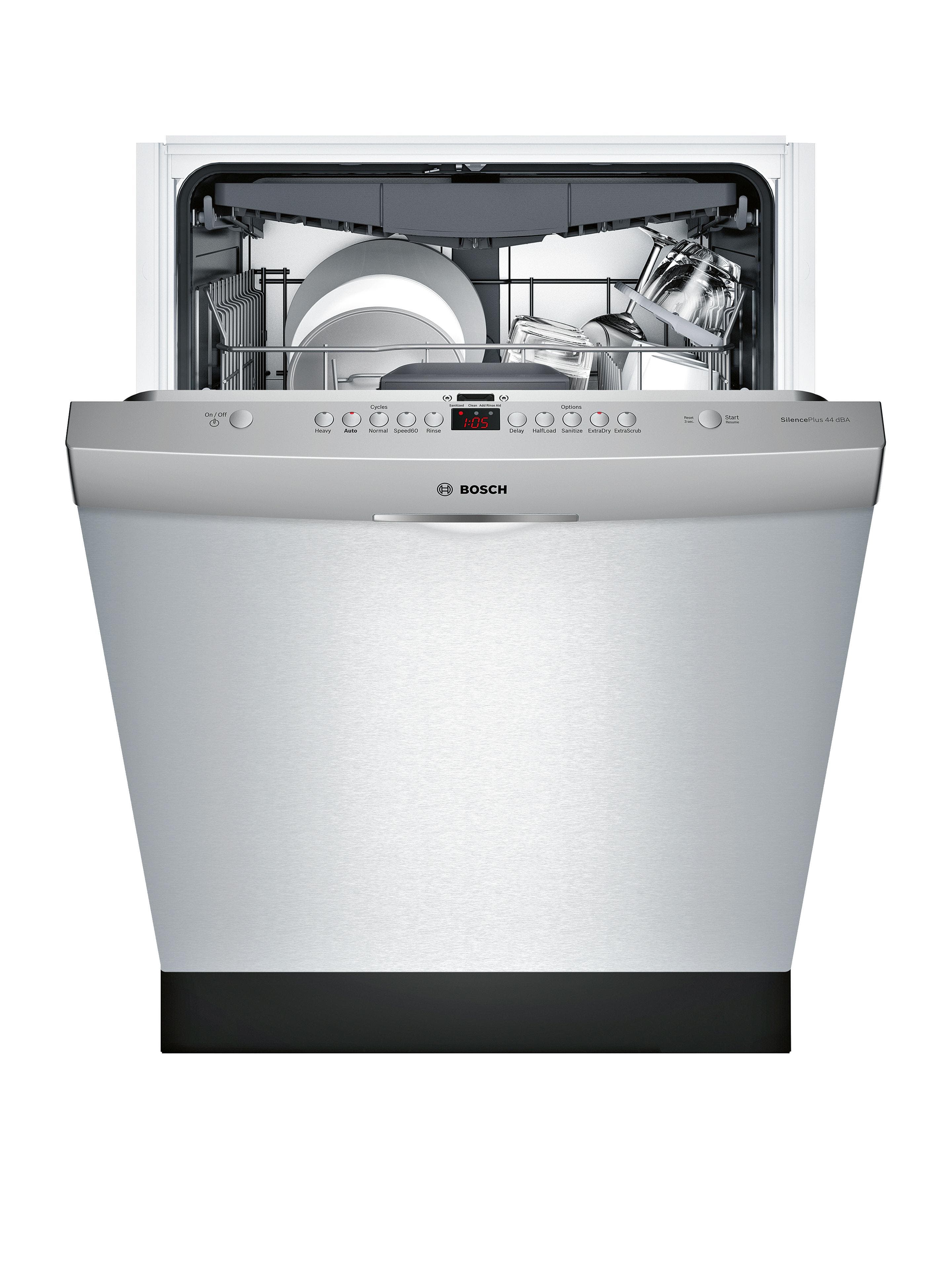 Bosch SHS863WD5N Stainless Steel, Door with Scoop Handle