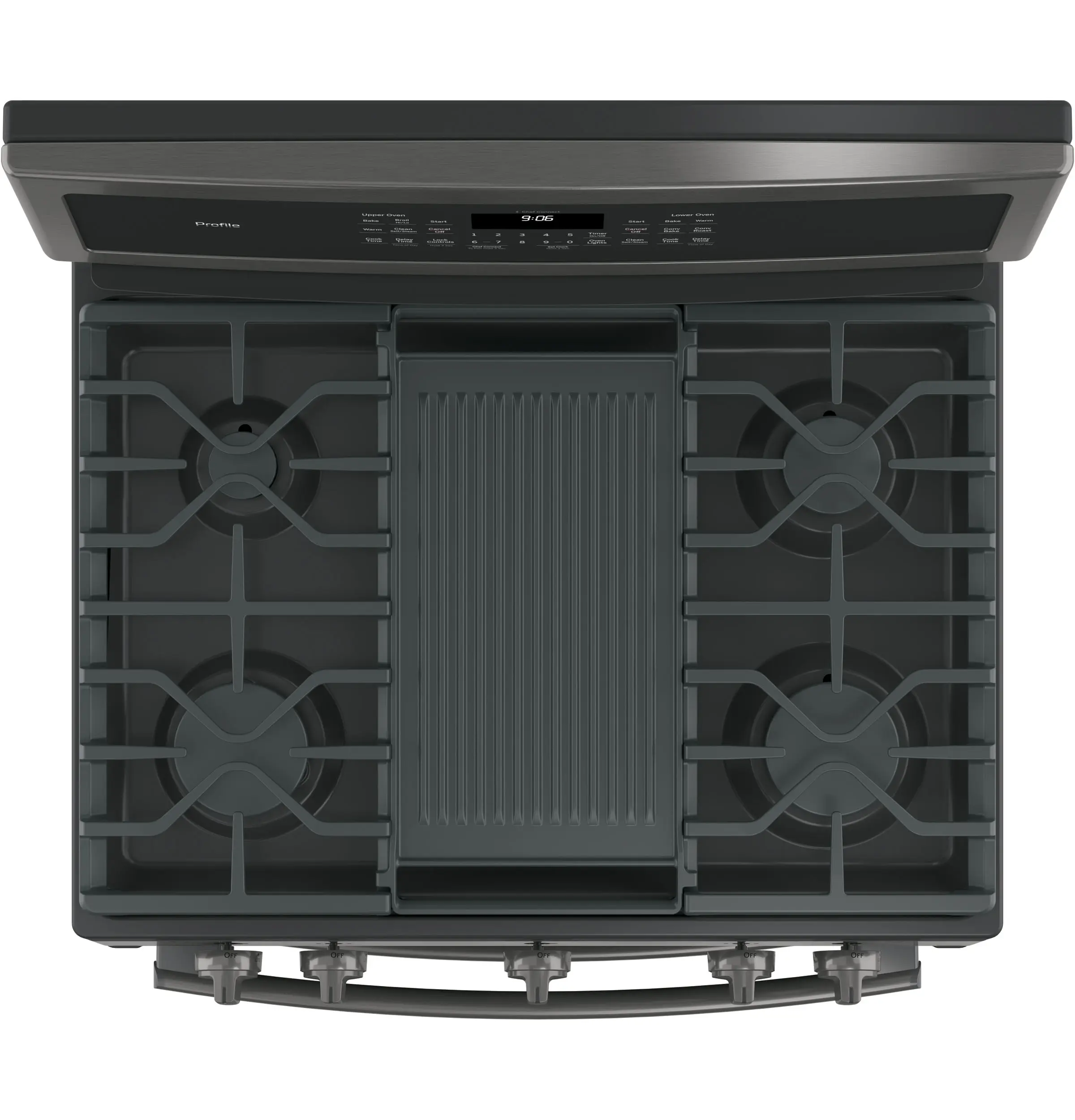 GE PGB960BEJTS Black Stainless Steel