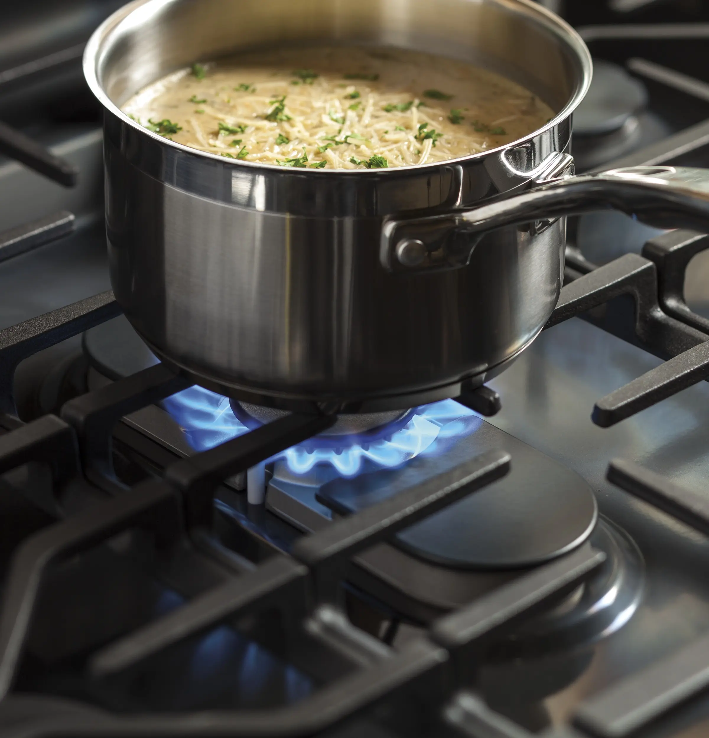 GE PGB960BEJTS Black Stainless Steel