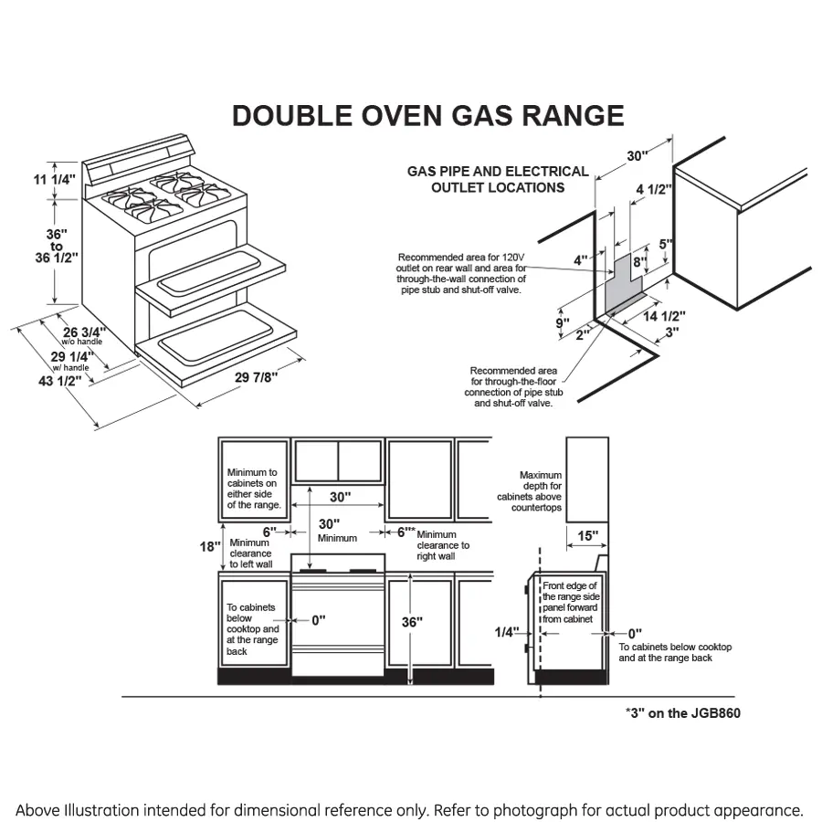 GE PGB960BEJTS Black Stainless Steel