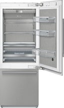 30 Inch, 16 Cu. Ft. Built-In Bottom Mount Smart Refrigerator with Diamond Ice System Ice Maker