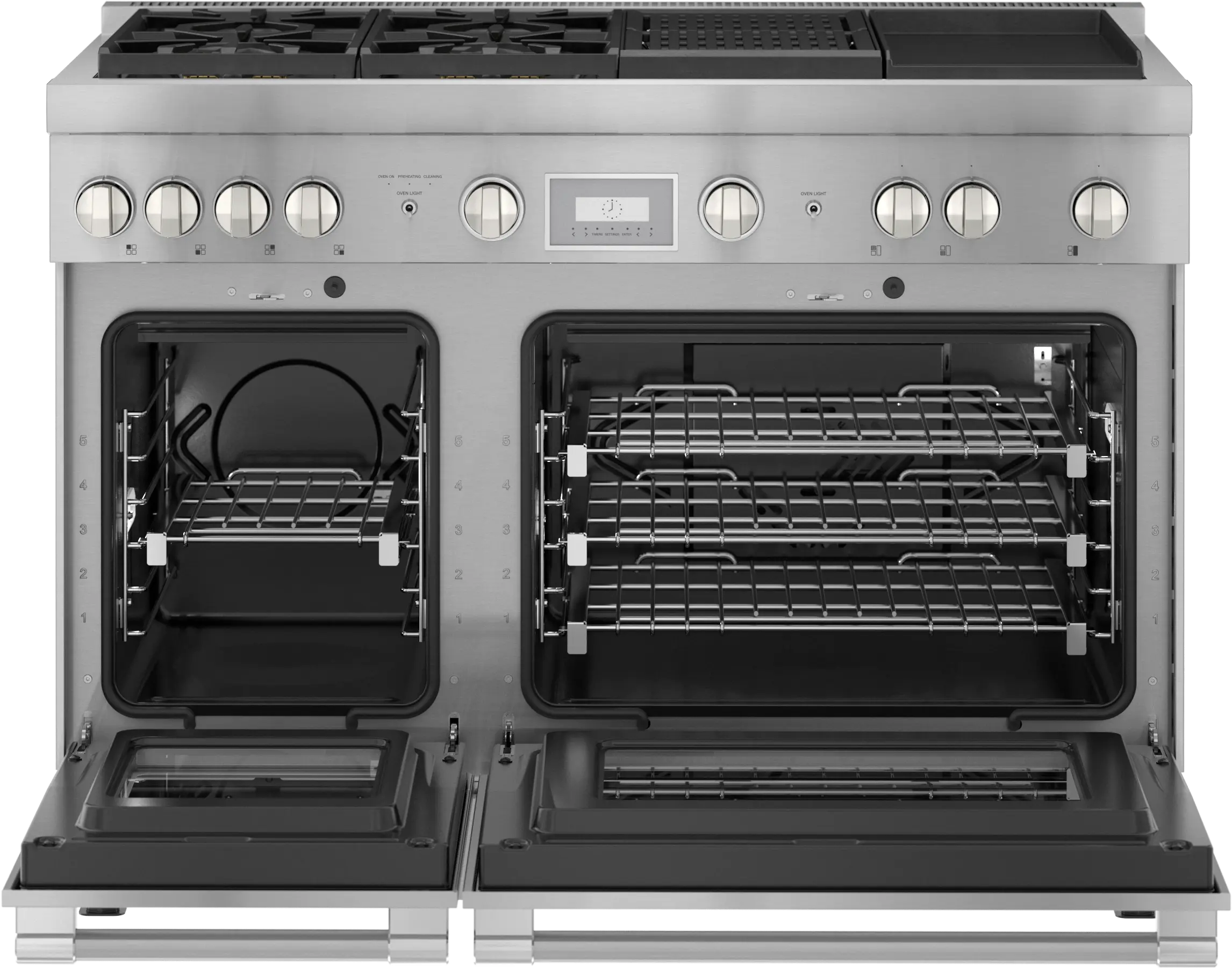 Thermador PRD484WCHU Stainless Steel, Grill and Griddle