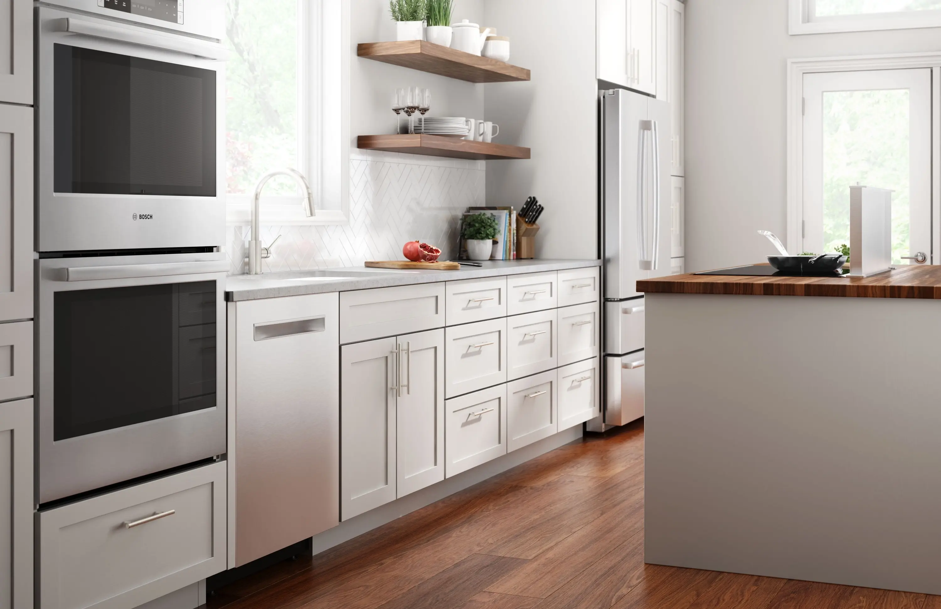 Bosch NITP669SUC Black with Stainless Steel Frame