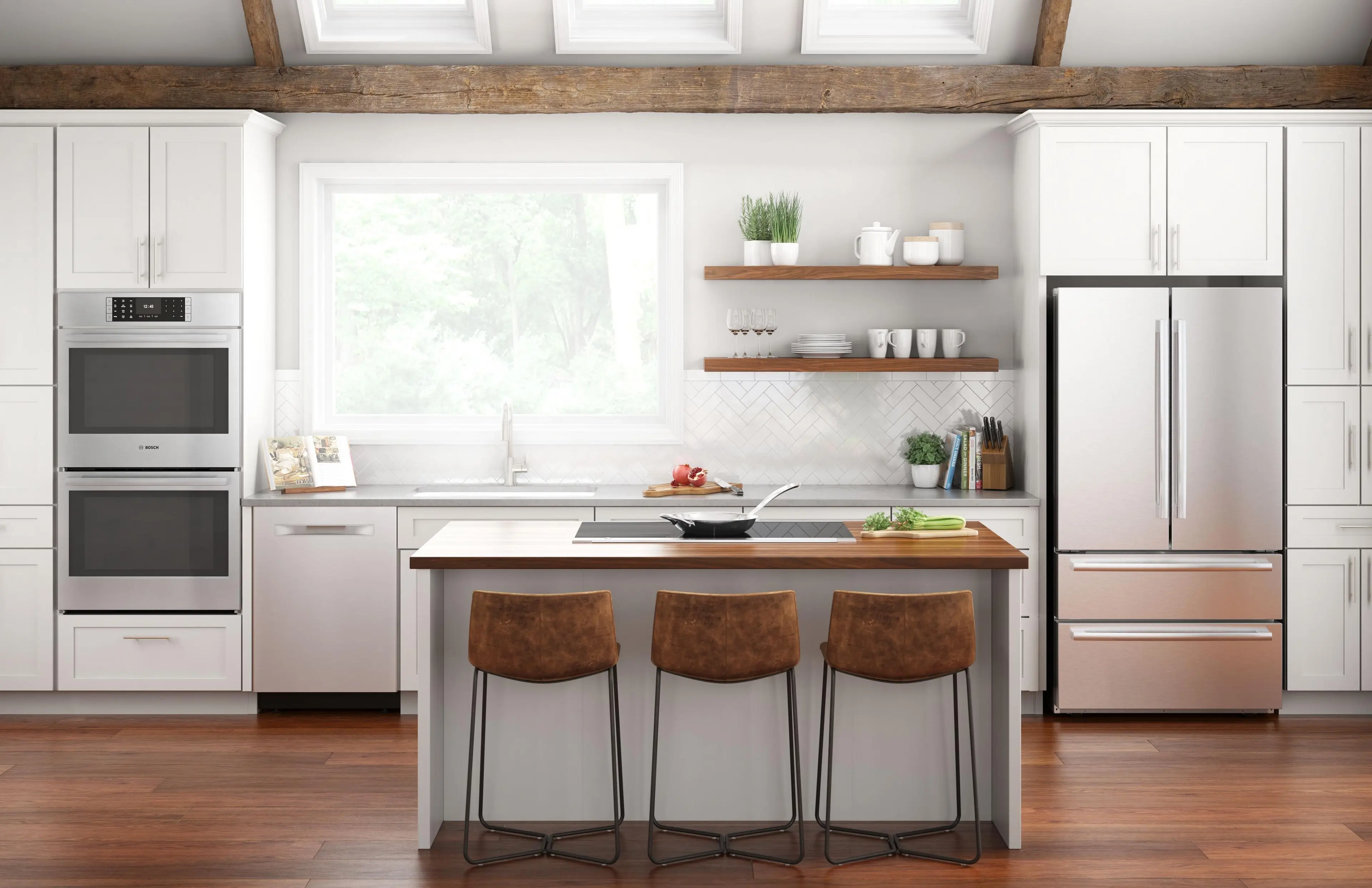 Bosch NITP669SUC Black with Stainless Steel Frame