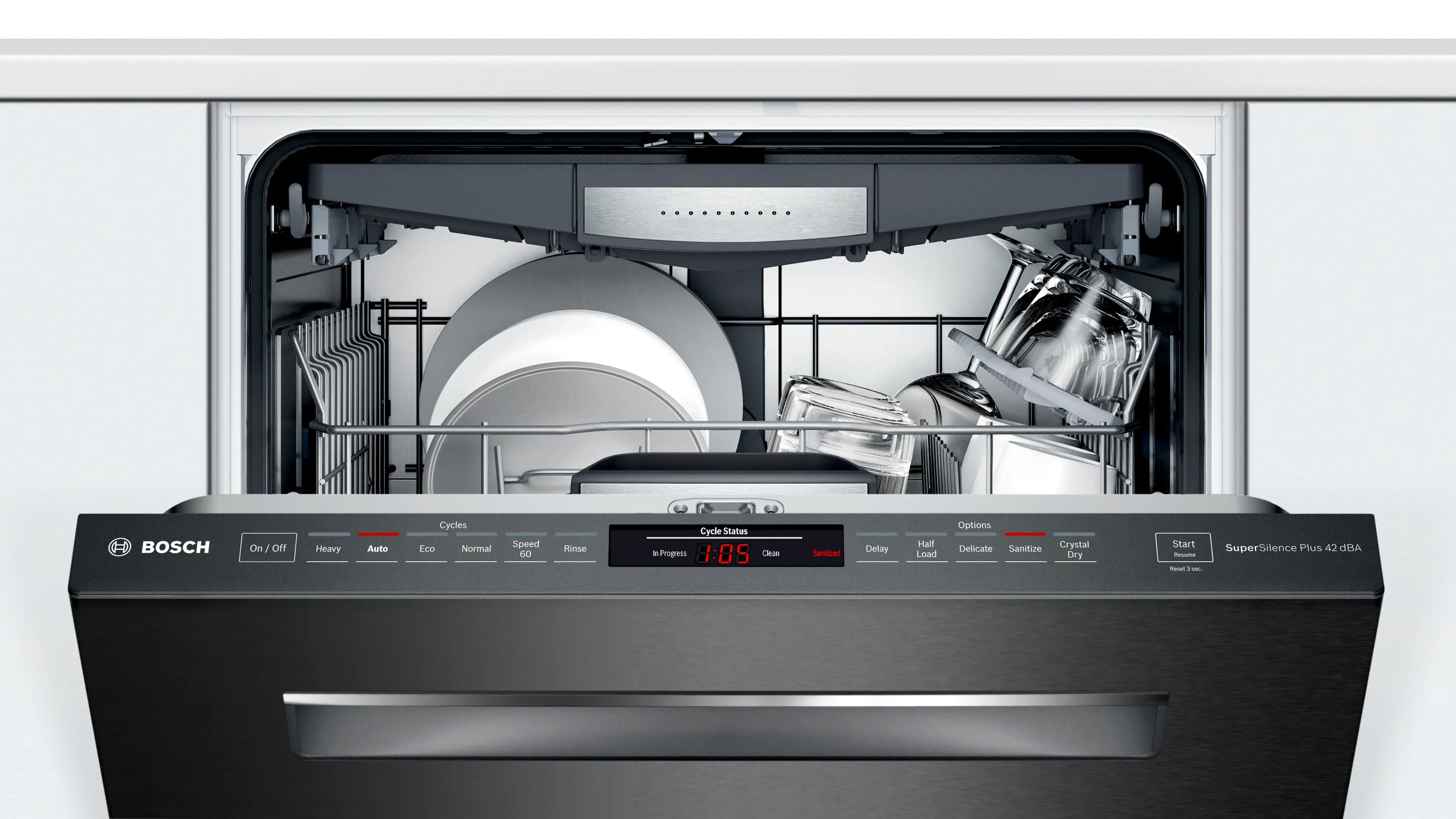 Bosch SHPM78Z54N Black Stainless Steel