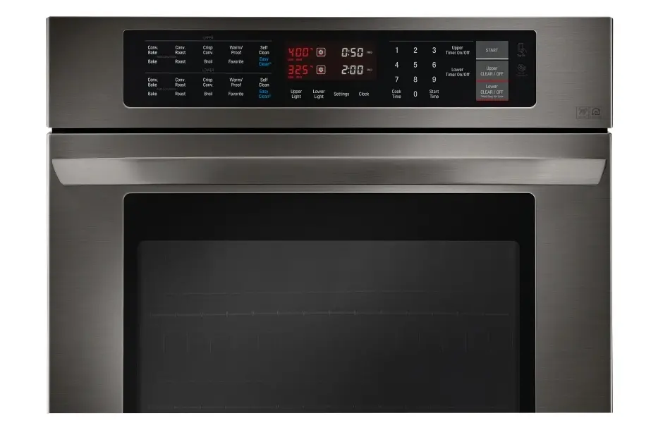 LG LWD3063BD Black Stainless Steel