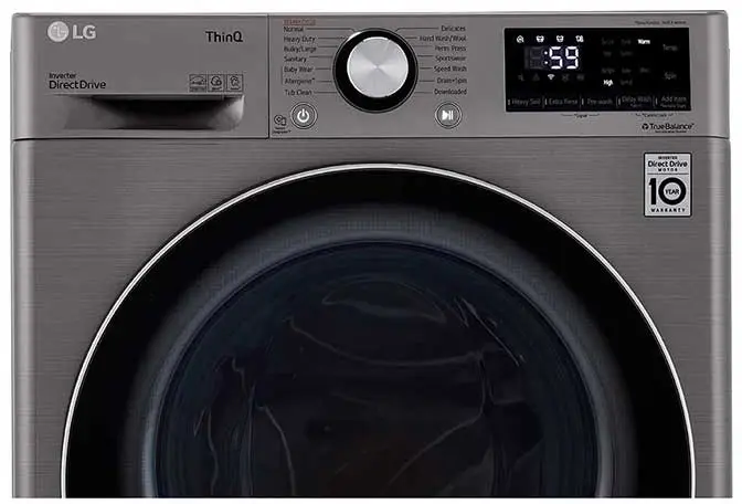 LG WM1455HVA Graphite Steel