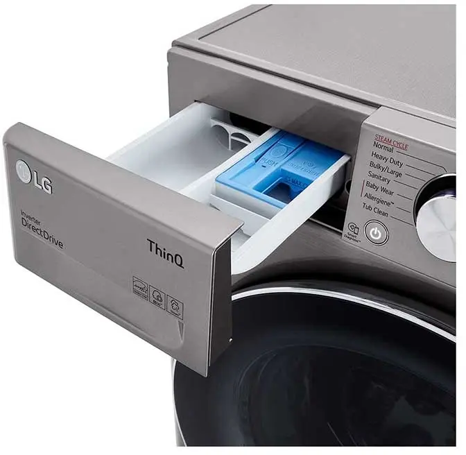 LG WM1455HVA Graphite Steel
