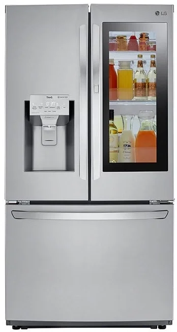 LG LFXS26596S 36 Inch, 26 Cu. Ft. French Door Refrigerator with ...