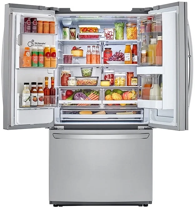 LG LFXS26596S 36 Inch, 26 Cu. Ft. French Door Refrigerator with ...