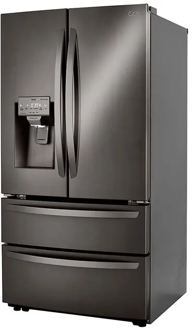 LG LMXC22626D Black Stainless Steel, Print Proof
