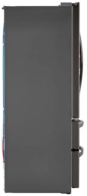 LG LMXC22626D Black Stainless Steel, Print Proof