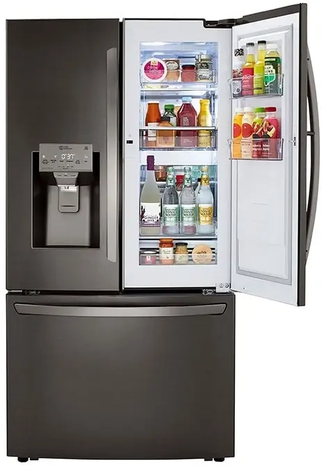 LG LRFDS3016D PrintProof Black Stainless Steel