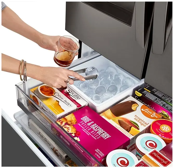 LG LRFDS3016D PrintProof Black Stainless Steel