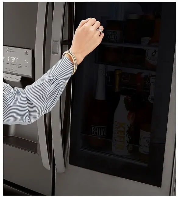 LG LRFVC2406D Black Stainless Steel