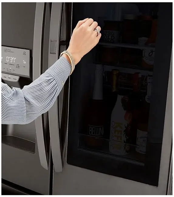 LG LRFVS3006D Black Stainless Steel