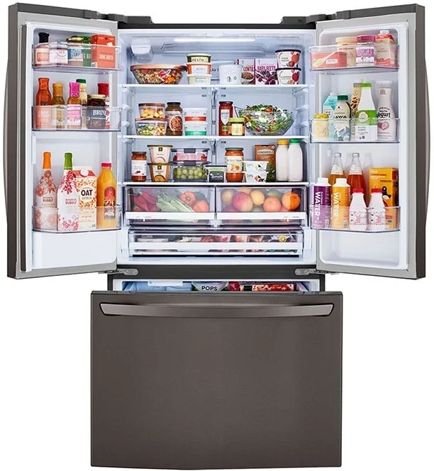 LG LRFWS2906D 36 Inch, 29 Cu. Ft. French Door Refrigerator with ...