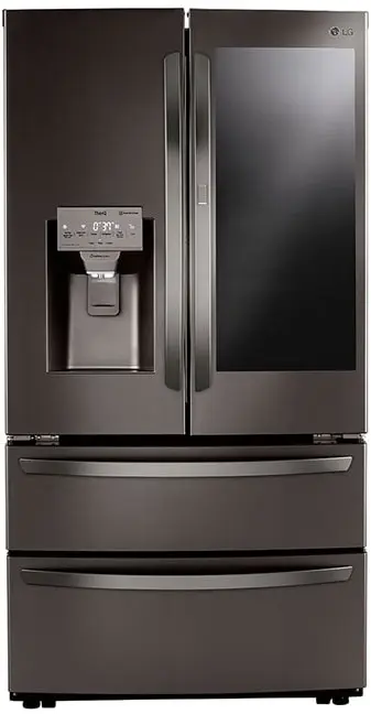 LG LRMVS2806D Black Stainless Steel, Print Proof