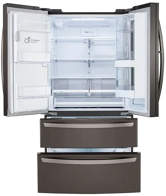 LG LRMVS2806D Black Stainless Steel, Print Proof