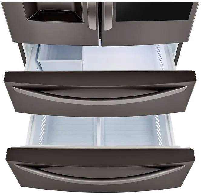 LG LRMVS2806D Black Stainless Steel, Print Proof