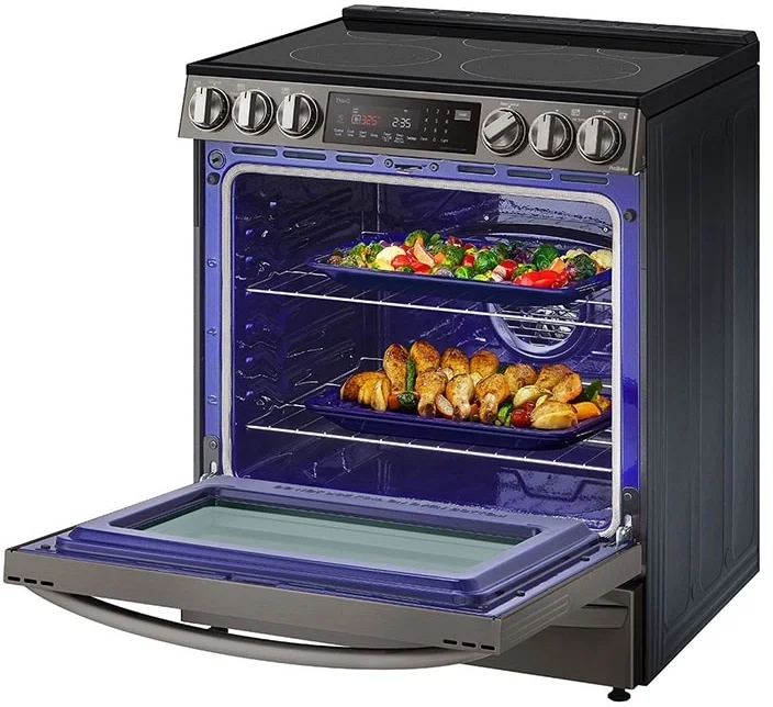 LG 6.3 cu ft. Smart Electric Slide-in Range - Thumbnail 5