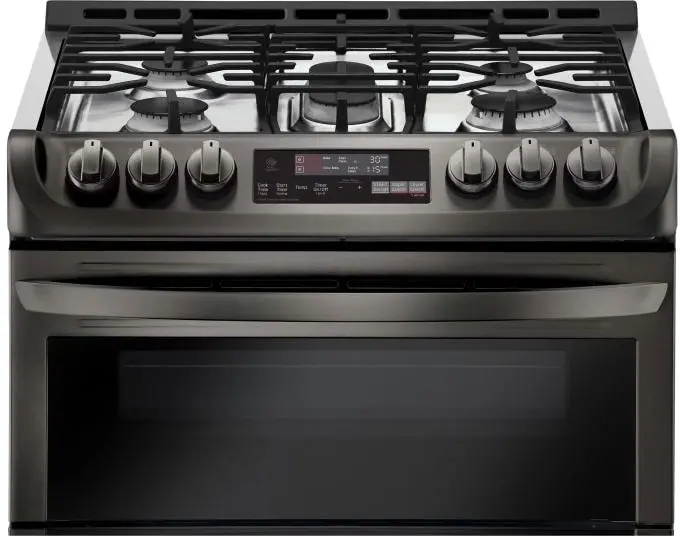 LG LTG4715BD Black Stainless Steel