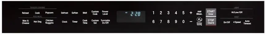 LG LMHM2237BD Black Stainless Steel