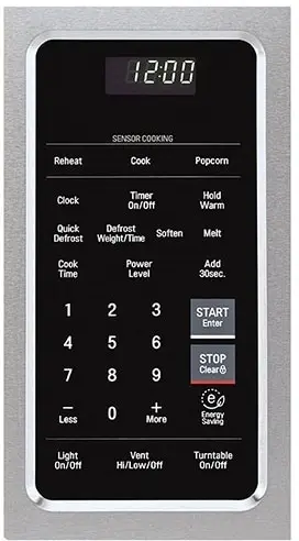 LG LMV1831ST Stainless Steel