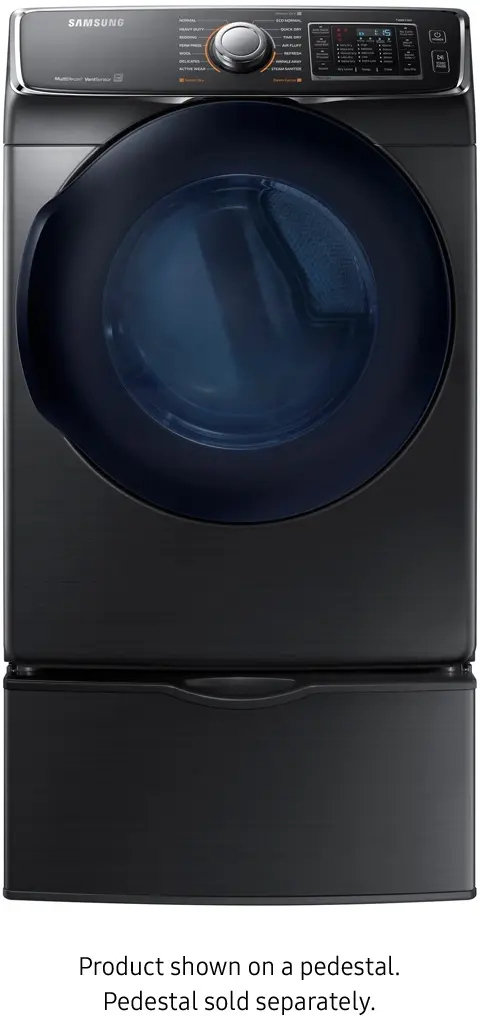 Samsung DV45K6500GV Fingerprint Resistant Black Stainless Steel