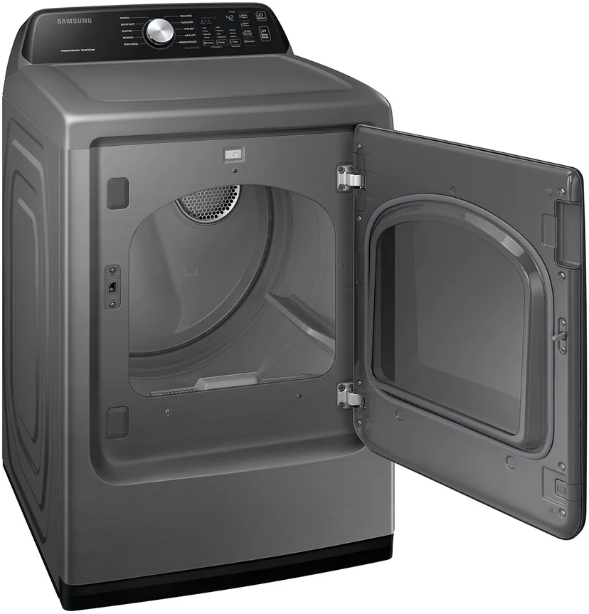 Samsung DVE45T3400P 7.4 cu. ft. Electric Dryer with Sensor Dry: Platin...