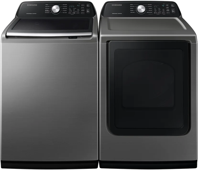 Samsung DVE45T3400P 7.4 cu. ft. Electric Dryer with Sensor Dry: Platin...