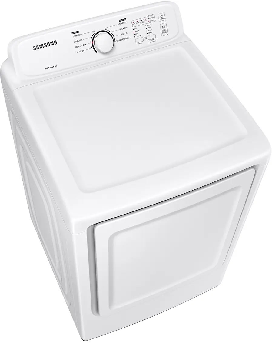 Samsung DVG41A3000W 7.2 cu. ft. Gas Dryer White | Plesser's Appliances
