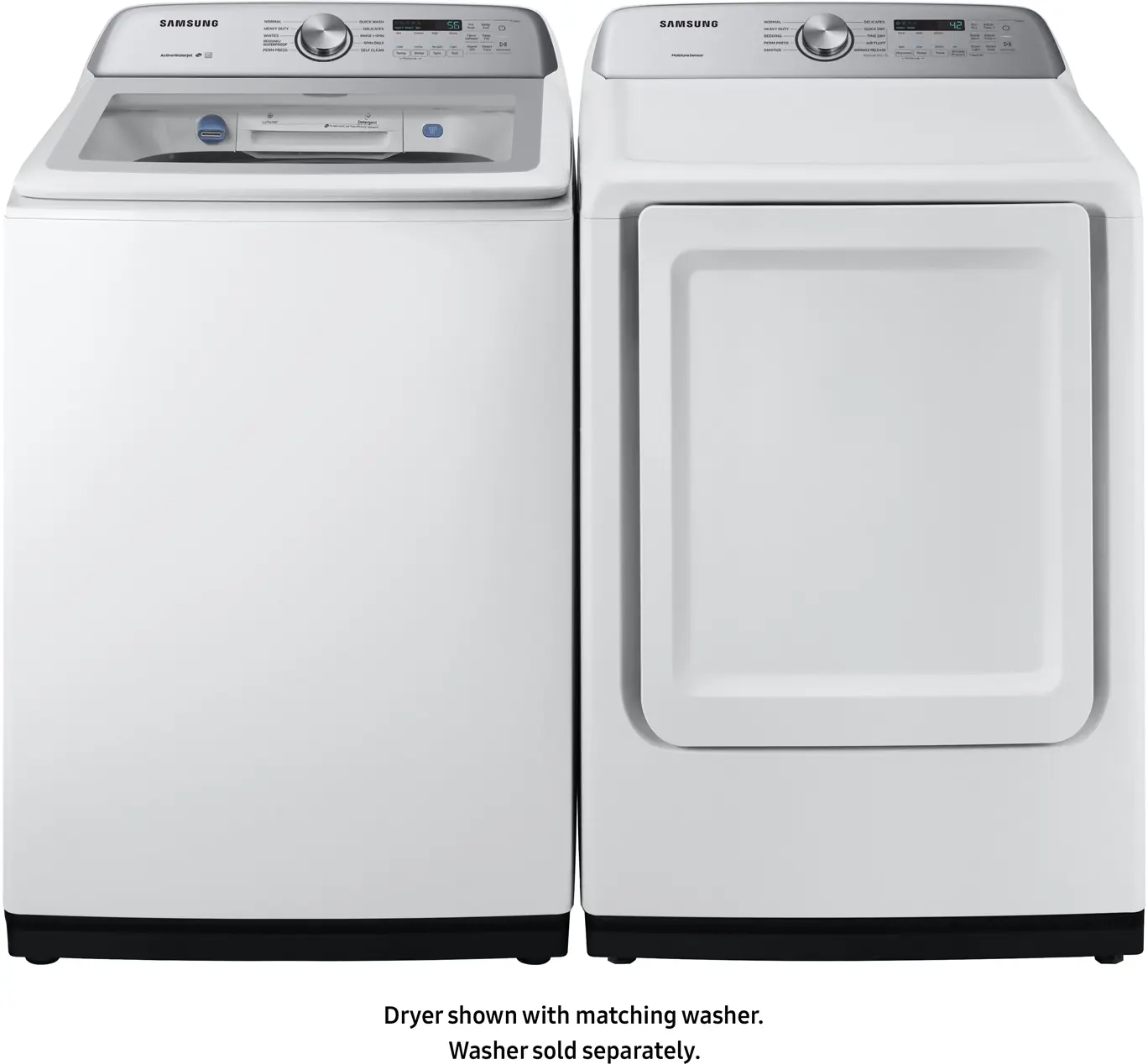 Samsung DVG50R5200W 7.4 cu. ft. Gas Dryer White | Plesser's Appliances