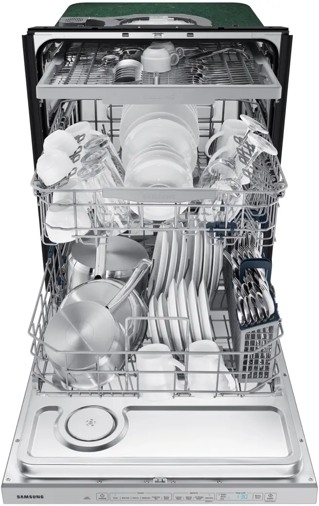 Samsung DW80R5060US Fingerprint Resistant Stainless Steel