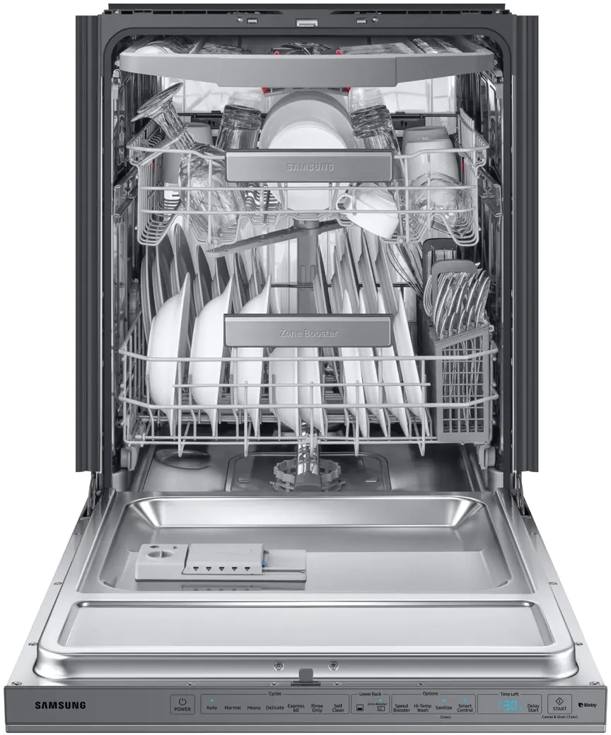 Samsung DW80R9950US Fingerprint Resistant Stainless Steel