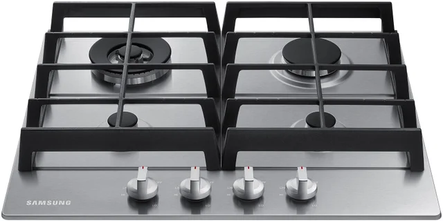 Samsung NA24T4230FS 24" Gas Cooktop: Stainless Steel