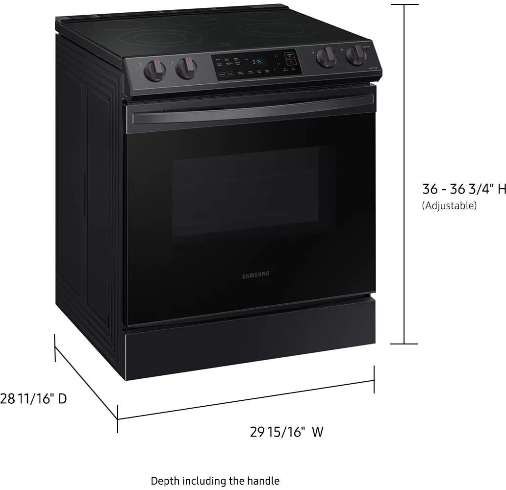 Samsung NE63T8111SG Fingerprint Resistant Black Stainless Steel