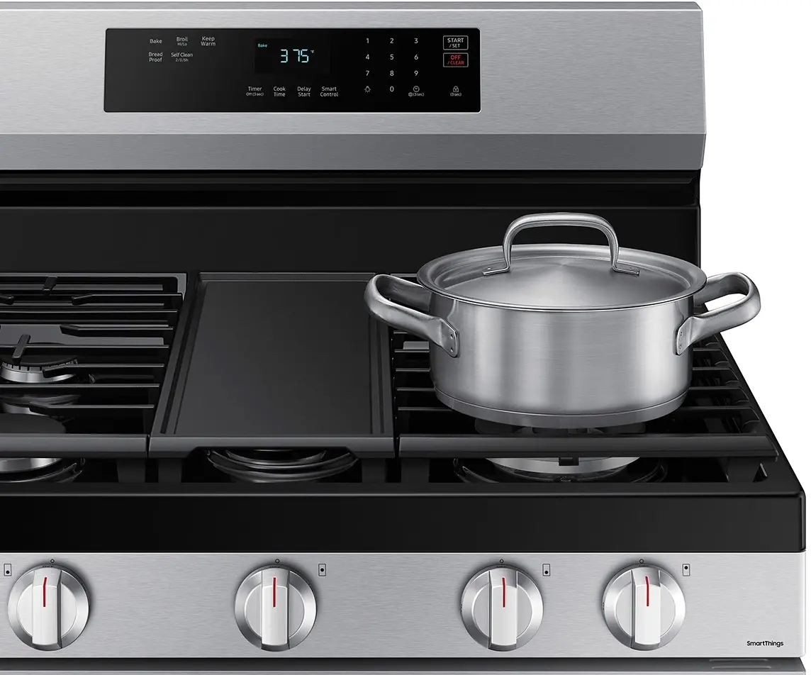 Samsung NX60A6311SS 6.0 cu. ft. Smart Freestanding Gas Range Samsung NX60A6311SS 6.0 cu. ft. Smart Freestanding Gas Range