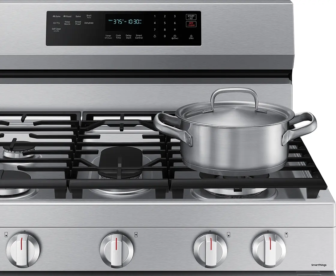 Samsung NX60A6711SS 30 Inch Freestanding Gas Smart Range