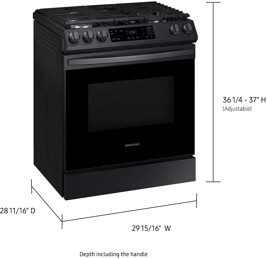 Samsung NX60T8111SG Fingerprint Resistant Black Stainless Steel