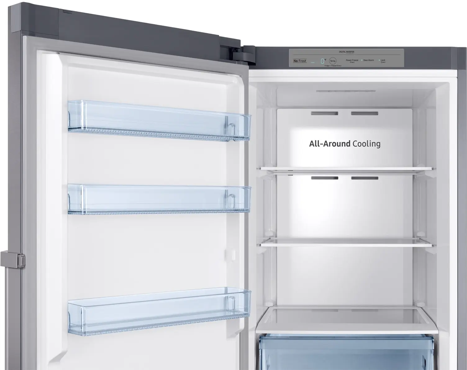 Samsung RZ11M7074SA 24 Inch Upright Convertible Freezer Stainless