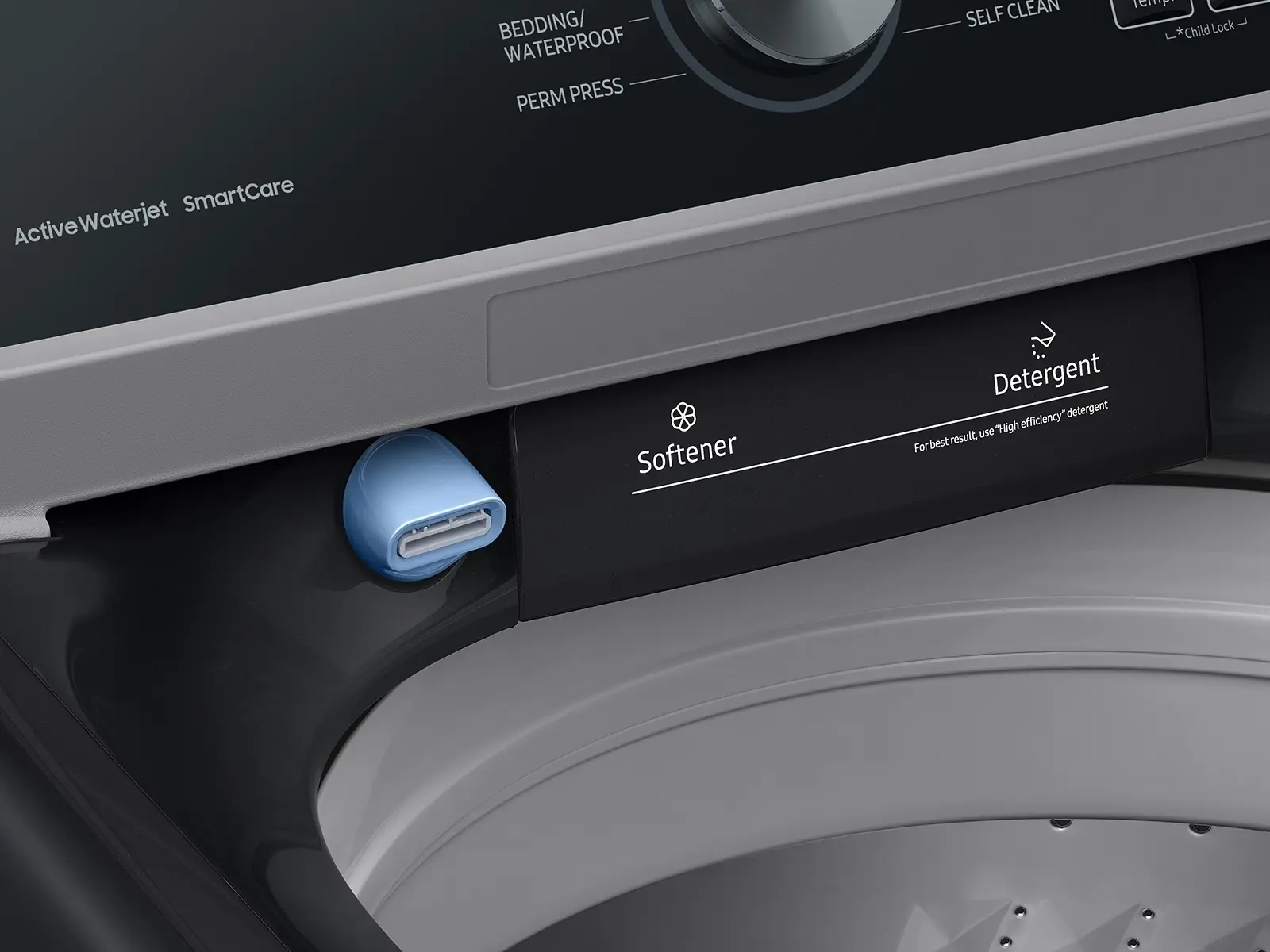 Samsung WA44A3405AV Brushed Black