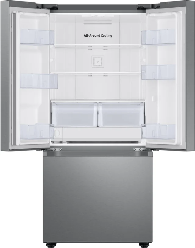 Samsung RF22A4221SR 22 cu. ft. Smart 3-Door French Door Refrigerator w...