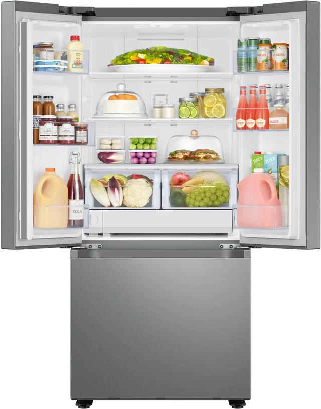 Samsung RF22A4221SR 22 cu. ft. Smart 3-Door French Door Refrigerator w...