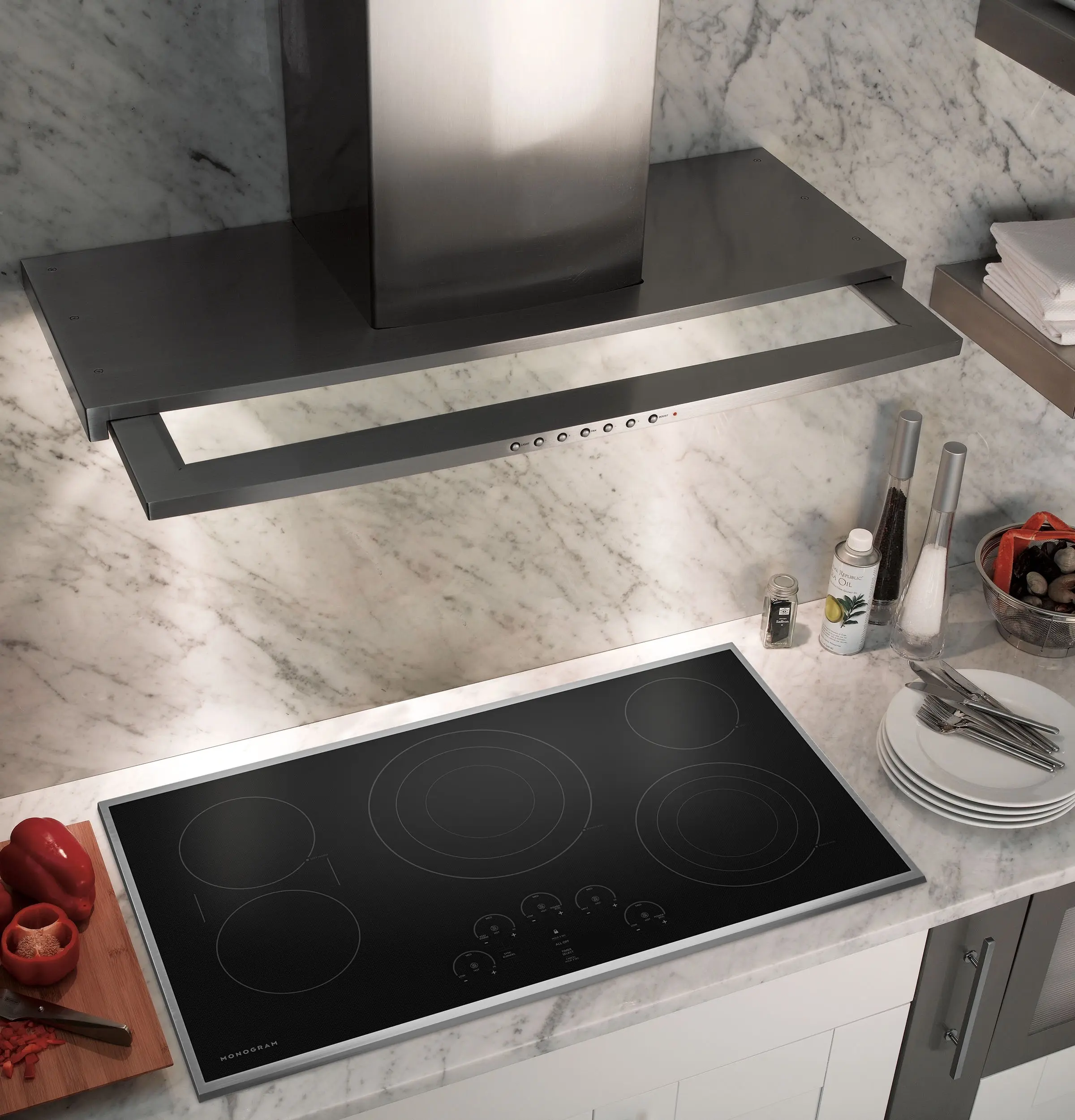 Monogram ZEU36RSJSS Black/stainless Steel