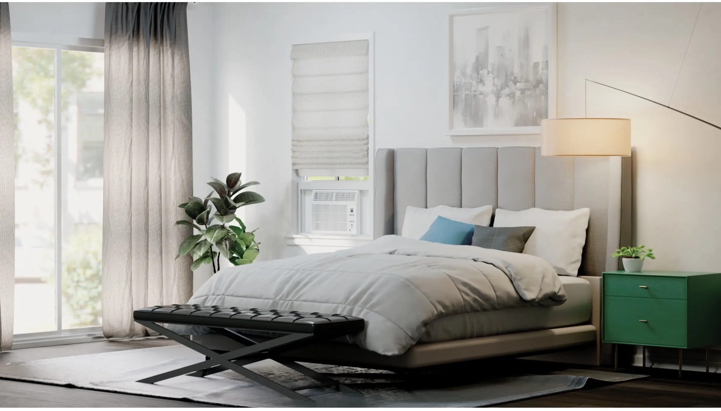 GE AHQ06LZ Light Cool Gray
