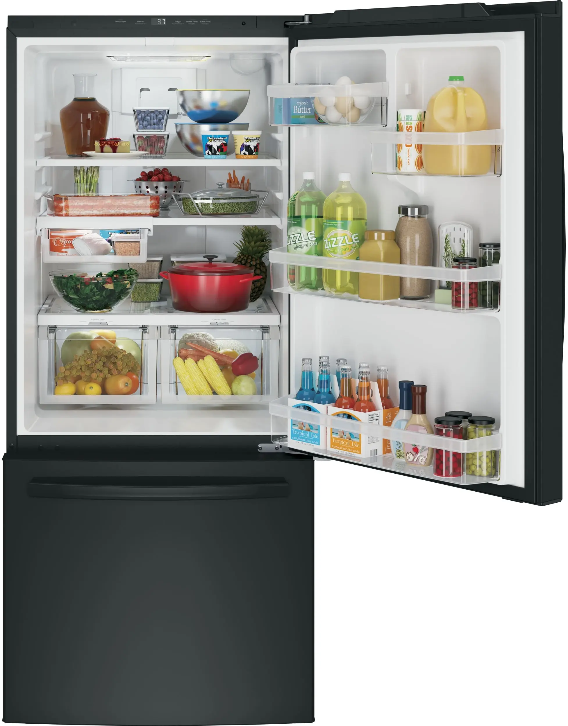 GE GDE21EGKBB Black