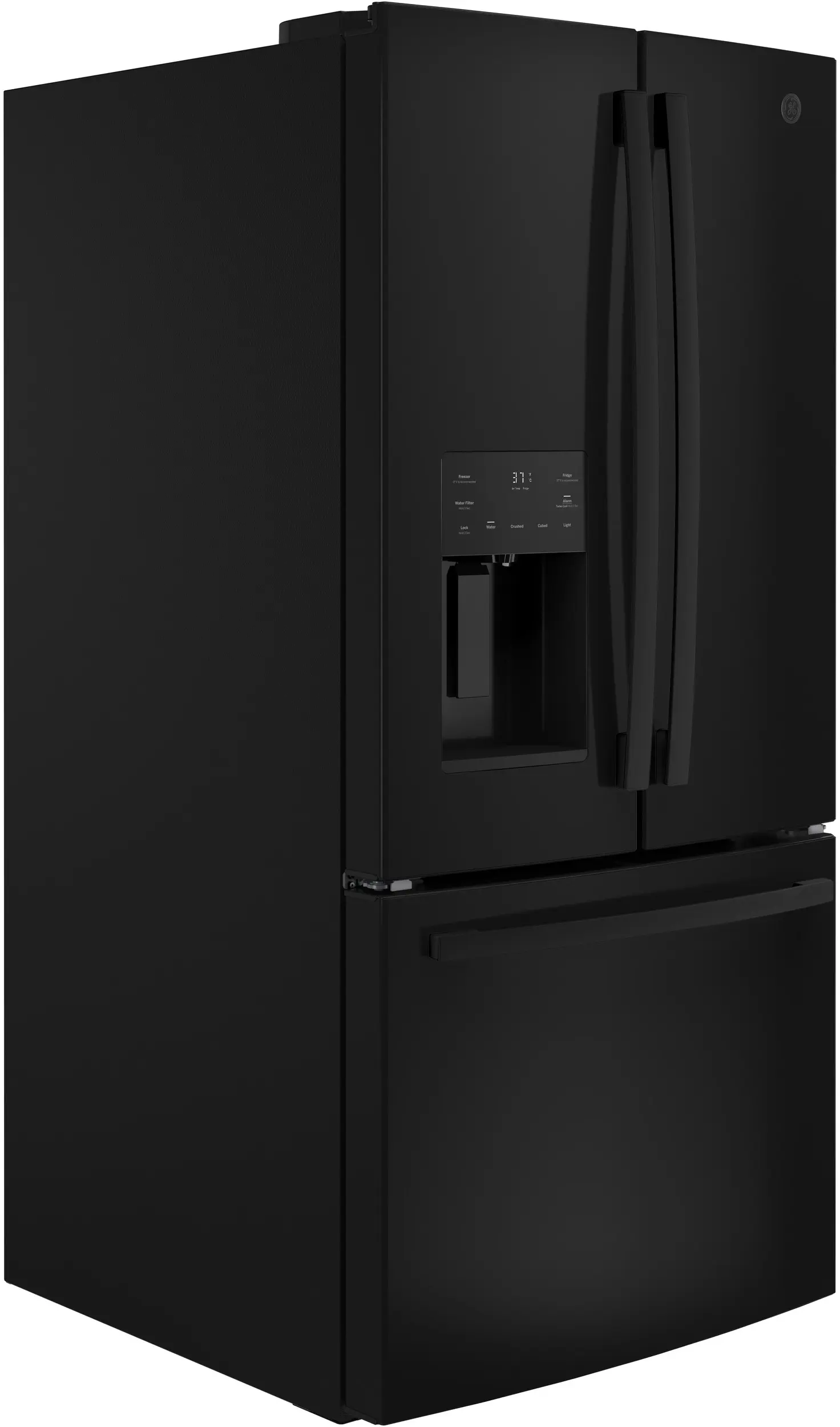 GE GFE24JGKBB High-Gloss Black