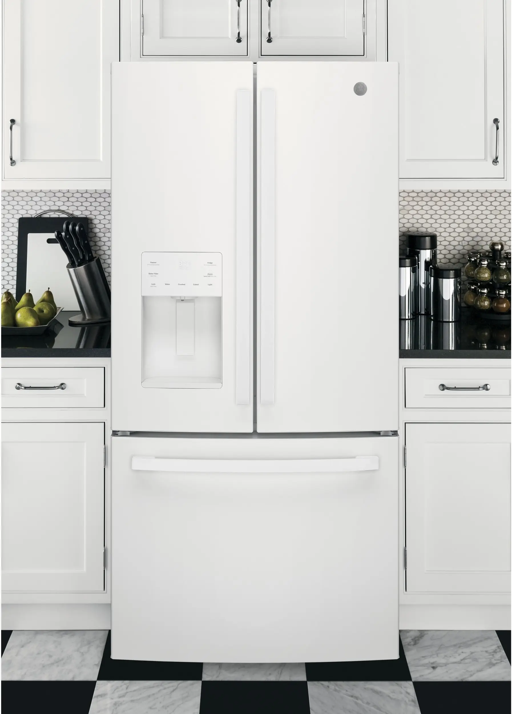 GE GFE24JGKWW High-Gloss White