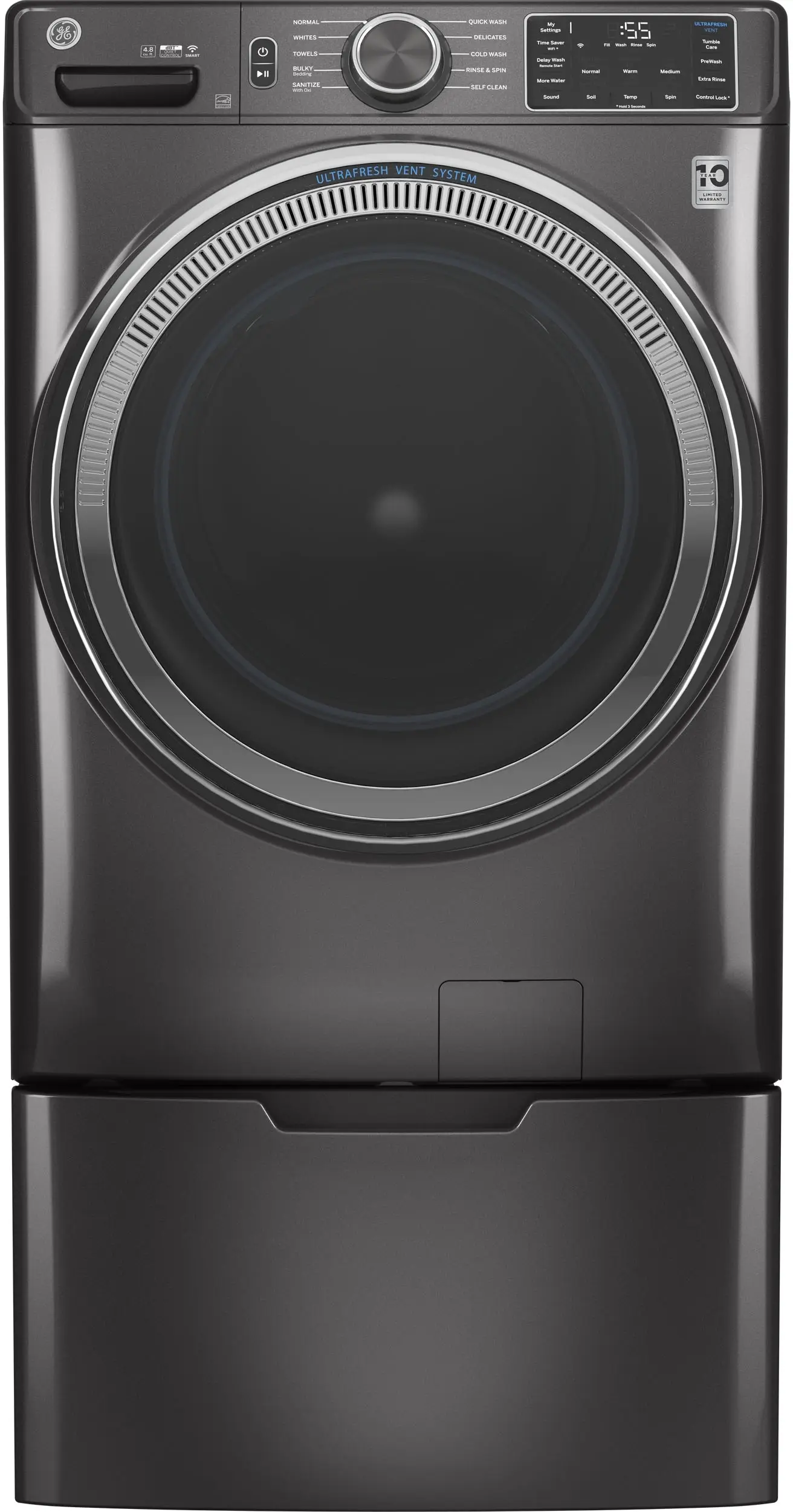 GE GFW550SPNDG Diamond Gray